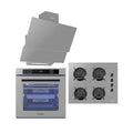 LUXELL PLATINIUM DİJİTAL KUMANDALI ANKASTRE SET GRİ