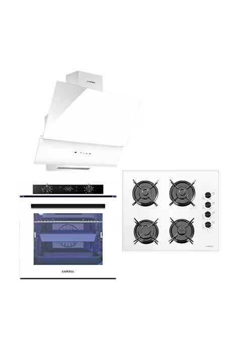LUXELL PLATINIUM DİJİTAL KUMANDALI ANKASTRE SET BEYAZ