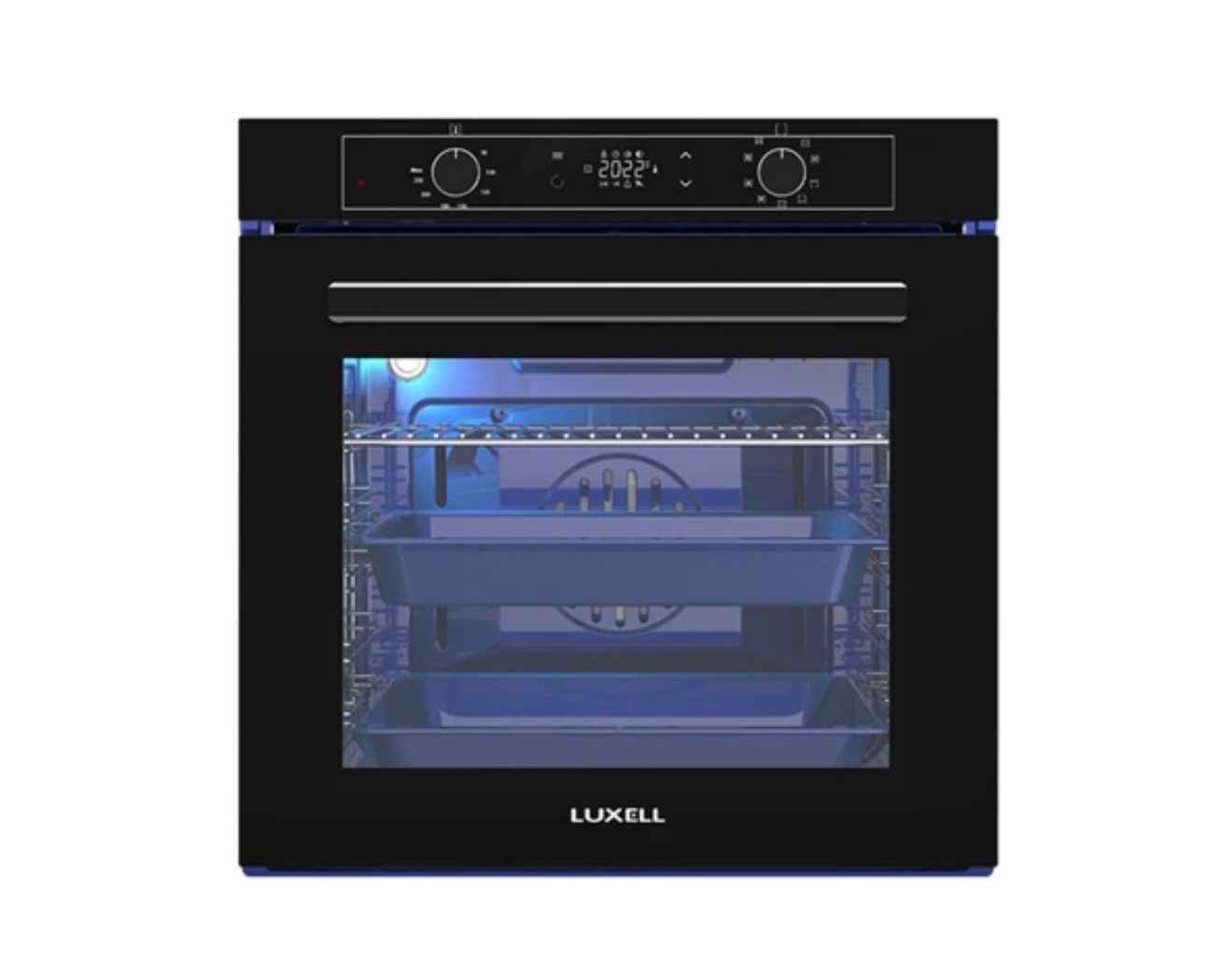 LUXELL PLATINIUM DİJİTAL KUMANDALI ANKASTRE SET SİYAH