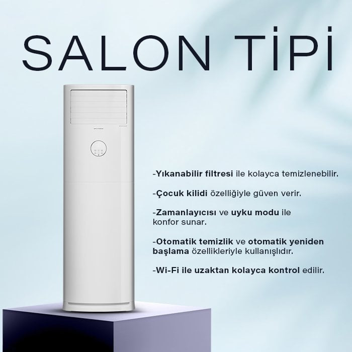 Salon Tipi Inverter Split Klima 48000 BTU/h