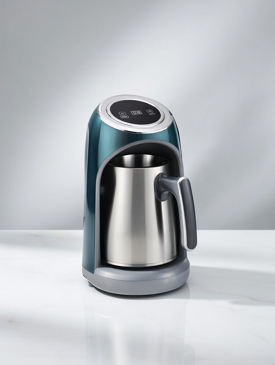 BOSCH 2’si 1 Arada Elektrikli Kahve Makinesi – 0.3L 600W | Dijital Sıcaklık Kontrollü & Süt Köpürtmeli Model (CKT-029) ☕