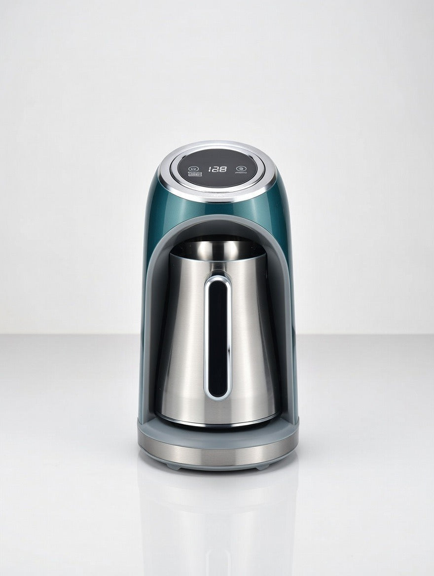 BOSCH 2’si 1 Arada Elektrikli Kahve Makinesi – 0.3L 600W | Dijital Sıcaklık Kontrollü & Süt Köpürtmeli Model (CKT-029) ☕