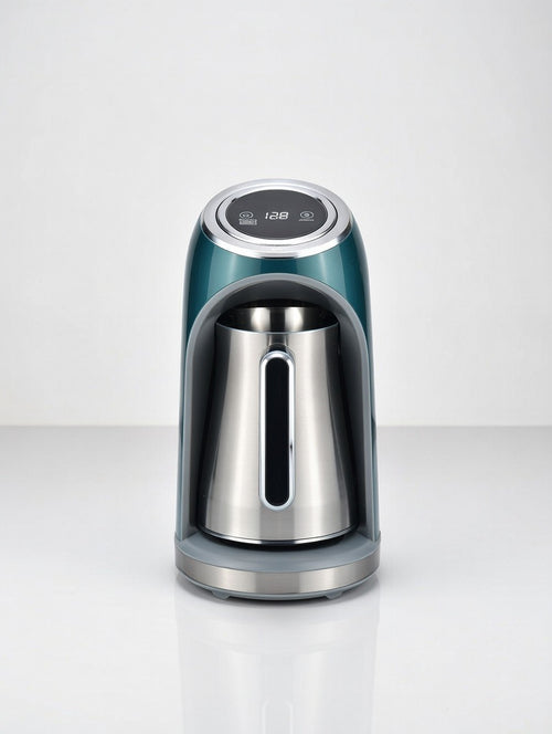 BOSCH 2’si 1 Arada Elektrikli Kahve Makinesi – 0.3L 600W | Dijital Sıcaklık Kontrollü & Süt Köpürtmeli Model (CKT-029) ☕
