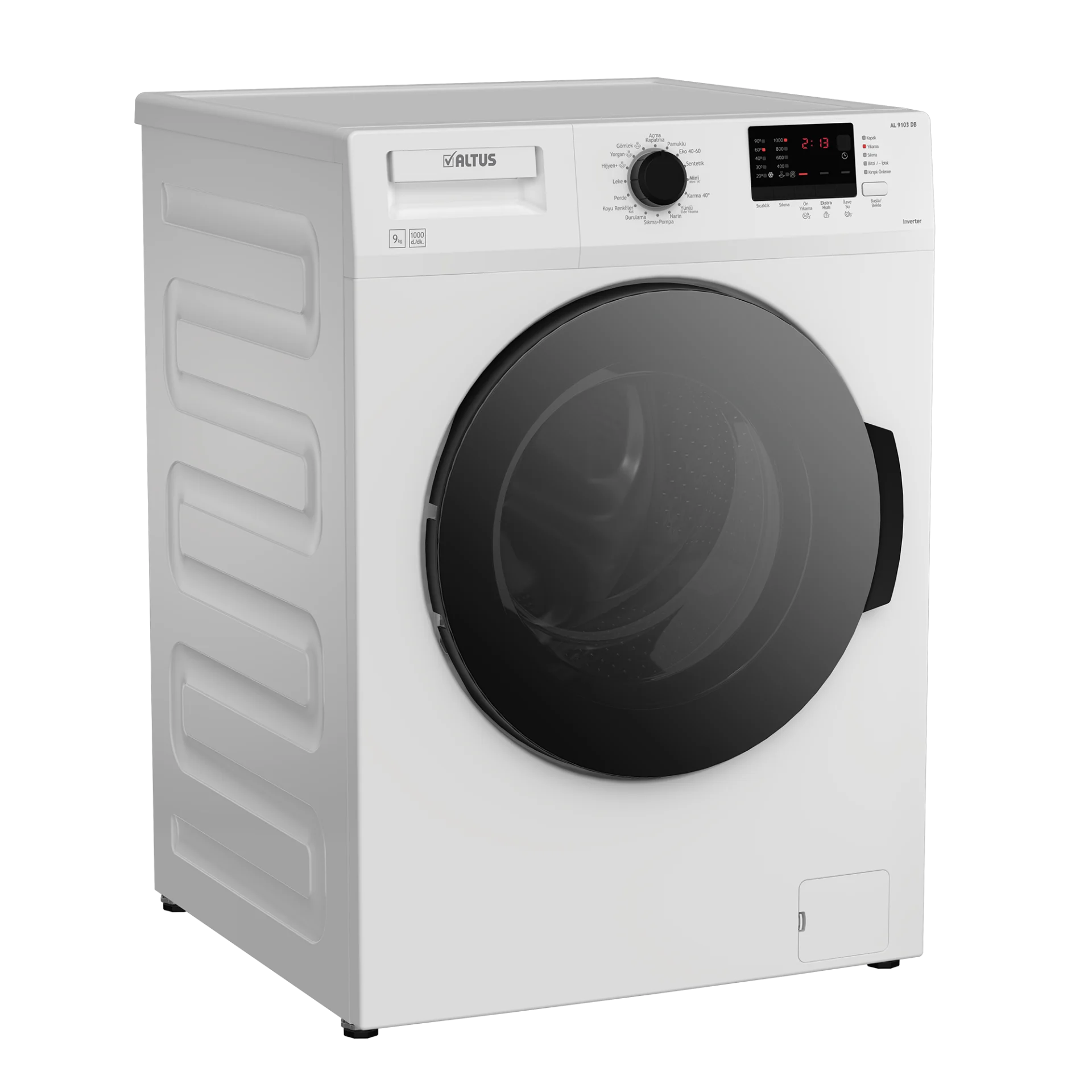 Altus AL 9103 DB 1000 Devir 9 kg Çamaşır Makinesi